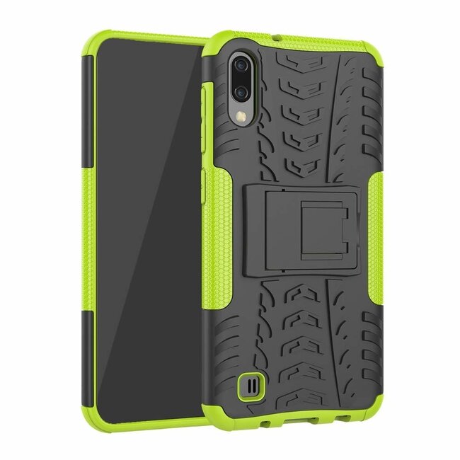 Hoesje geschikt voor Samsung Galaxy M10 hoes - Schokbestendige Back Cover - Groen