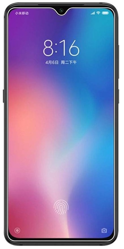 Case2go - Screenprotector geschikt voor Xiaomi Mi 9 - Tempered Glass - Case Friendly - Transparant afbeelding