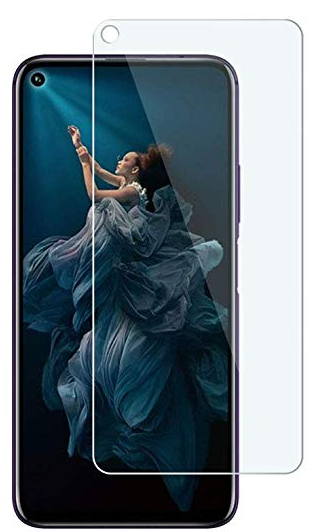 Case2go - Screenprotector geschikt voor Honor 20 Pro - Tempered Glass - Case Friendly - Transparant afbeelding