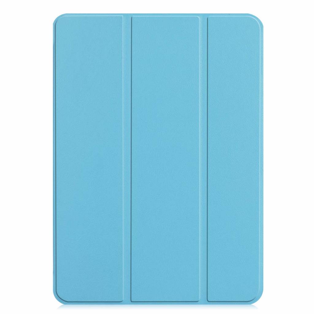 Tablet hoes geschikt voor Apple iPad Pro 11 (2018)  - Tri-Fold Book Case - Licht Blauw afbeelding