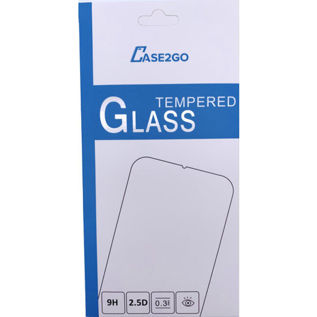 Case2go - Screenprotector geschikt voor Huawei P40 Lite 5G - Tempered Glass - Case Friendly - Transparant
