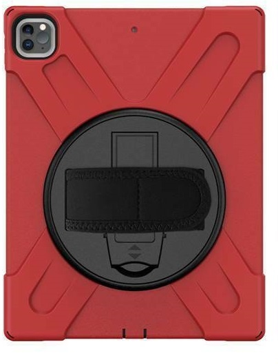 Tablet hoes geschikt voor iPad Pro 11 (2018/2020) Cover - Hand Strap Armor Case - Rood afbeelding