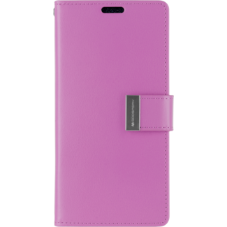 Mercury Goospery Wallet Case geschikt voor iPhone XS Max - Goospery Rich Diary - Paars