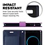 Wallet Case geschikt voor iPhone XS Max - Goospery Rich Diary - Paars