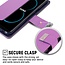 Wallet Case geschikt voor iPhone XS Max - Goospery Rich Diary - Paars