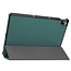 Tablet hoes geschikt voor Lenovo Tab P11 Plus (11 inch) - Tri-Fold Book Case - Donker Groen