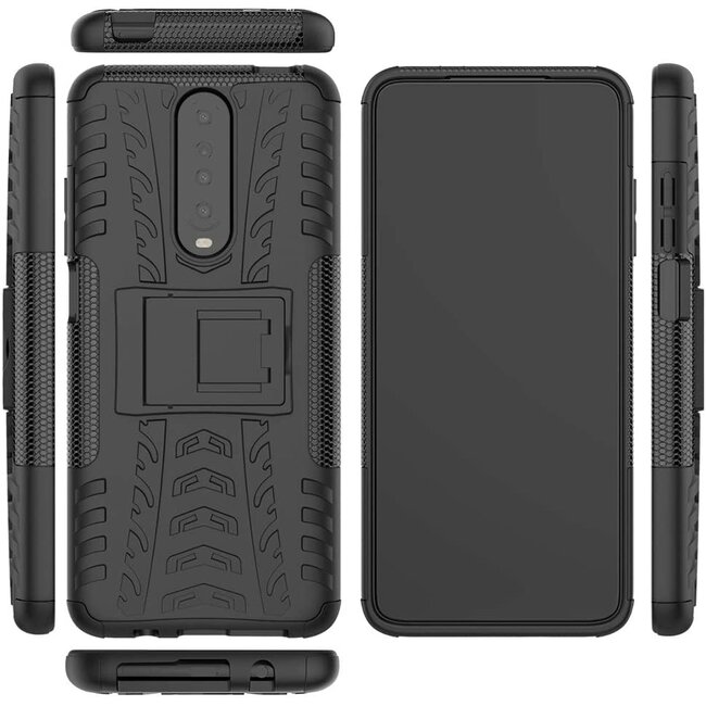 Hoesje geschikt voor Xiaomi Redmi K30 - Schokbestendige Back Cover - Zwart
