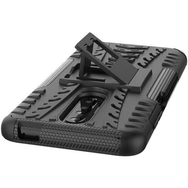 Hoesje geschikt voor Xiaomi Redmi K30 - Schokbestendige Back Cover - Zwart