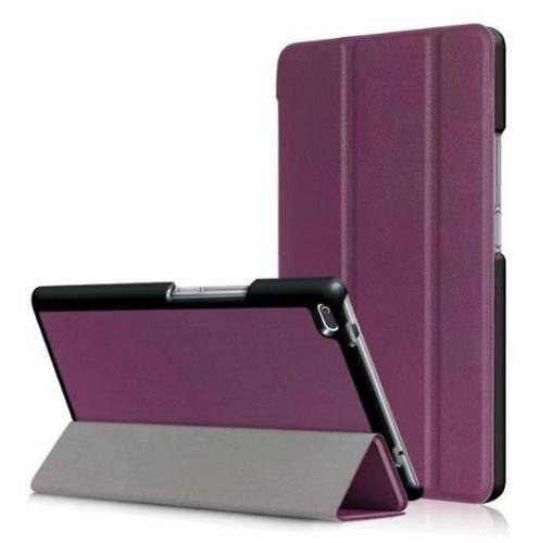 Tablet hoes geschikt voor Tablet hoes geschikt voor Lenovo Tab 4 8.0 - Tri-Fold Book Case - Paars afbeelding
