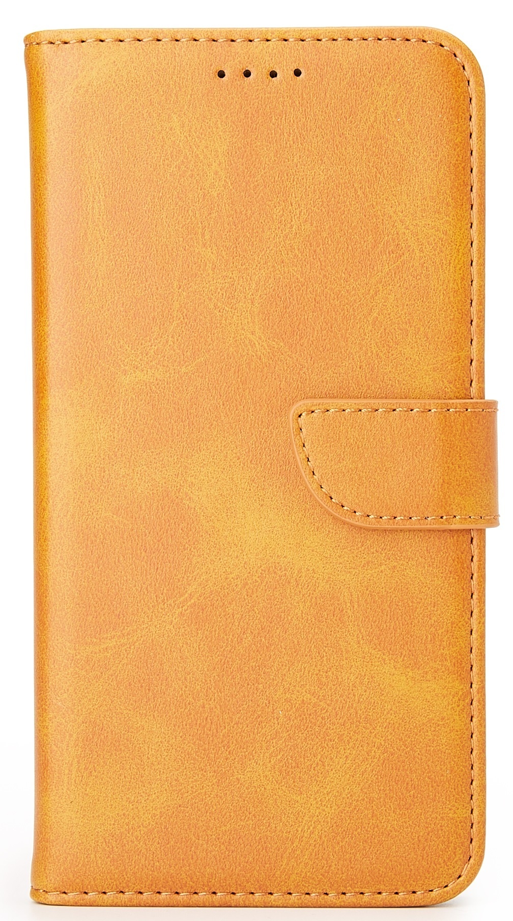 Samsung Galaxy M11 Hoesje - Wallet Book Case - Magnetische sluiting - Ruimte voor 3 (bank)pasjes - Licht Bruin afbeelding