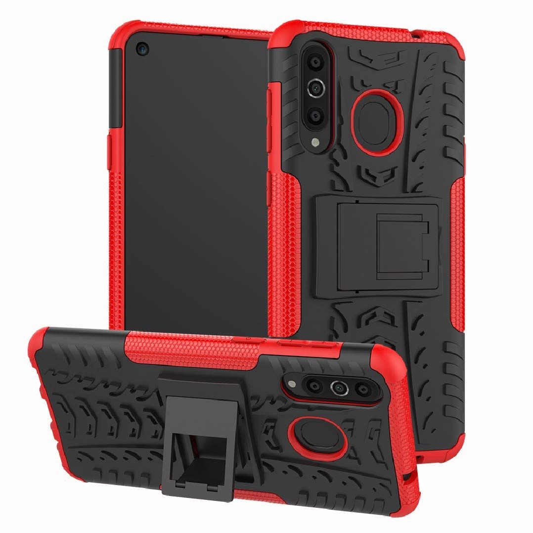 Samsung Galaxy A8s hoesje - Schokbestendige Back Cover - Rood afbeelding