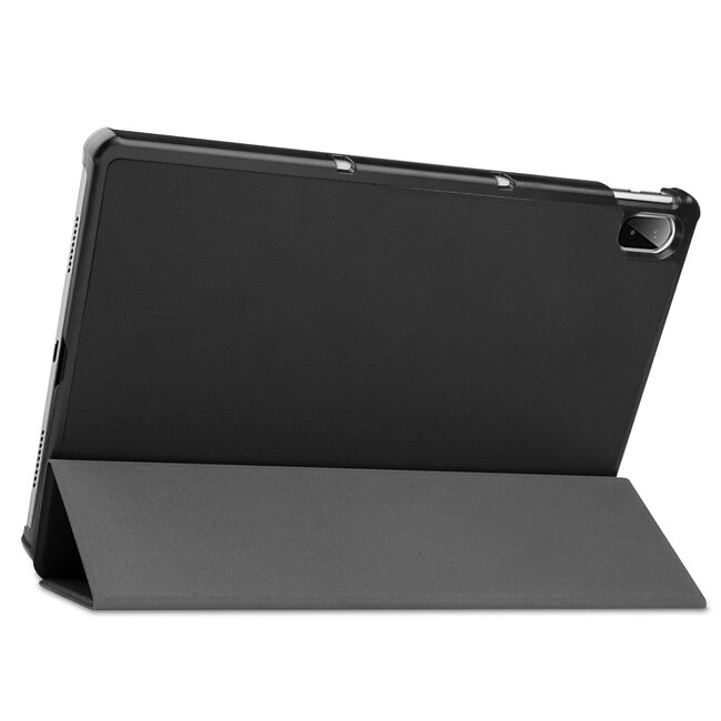 Tablet hoes geschikt voor Lenovo Tab P11 Plus (11 inch) - Tri-Fold Book Case - Zwart
