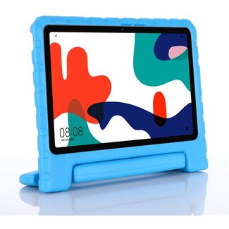 Case2go Tablet hoes geschikt voor Huawei MatePad 10.4 (2020/2022) - Kinderhoes met handvat - Schokbestendige Kids cover - Licht Blauw