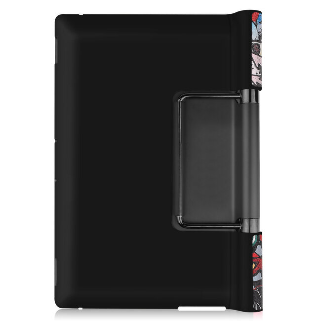 Tablet Hoes geschikt voor Lenovo Yoga Tab 13 (2021) - Tri-Fold Book Case - Graffiti