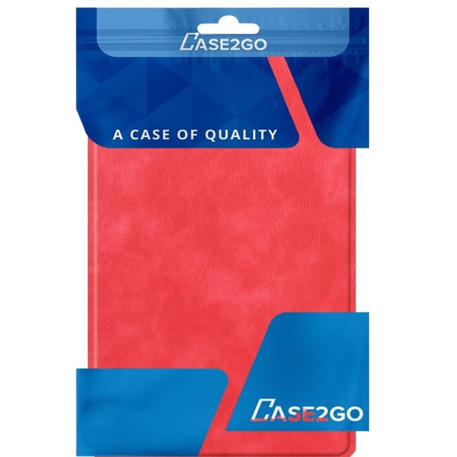 Tablet Hoes geschikt voor Samsung Galaxy Tab A7 Lite - PU Leer Folio Book Case - Rood