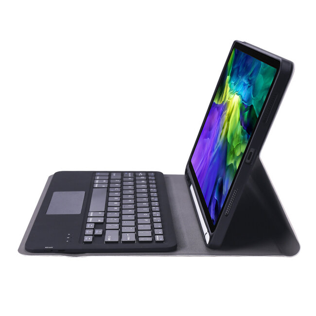 Bluetooth Keyboard Case geschikt voor Apple iPad Pro 11 (2022/2021/2020/2018) - Bluetooth Toetsenbord hoes - Toetsenbord hoes met Touchpad - Goud