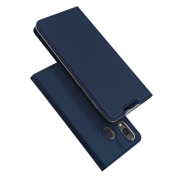 Hoesje geschikt voor Samsung Galaxy A30 - dux ducis skin pro book case - blauw afbeelding