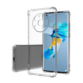 Case2go Huawei Mate 40 Hoesje - Clear Soft Case - Siliconen Back Cover - Shock Proof TPU - Transparant
