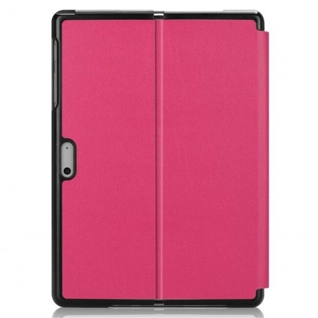 Case2go - Tablet Hoes geschikt voor Microsoft Surface Go / Go 2 / Go 3 / Go 4 - Tri-Fold Book Case - Magenta