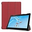 Case2go Tablet hoes geschikt voor Lenovo Tab P10 - Tri-fold Book Case - Donker Rood