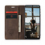 CaseMe - Hoesje geschikt voor Samsung Galaxy A72 5G -Wallet Book Case - Magneetsluiting - Donker Bruin