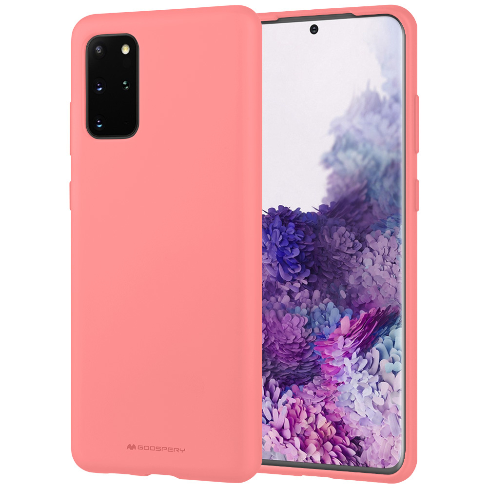 Samsung Galaxy S20 Plus Hoesje - Soft Feeling Case - Back Cover - Roze afbeelding