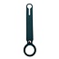 4-Pack Case2go - Hoesje geschikt voor Apple Airtag en Airtag 2 - Sleutelhanger - Hanger voor Airtag - Donker Groen