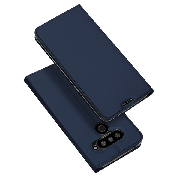 LG V50 ThinQ hoesje - Dux Ducis Skin Pro Book Case - Blauw afbeelding