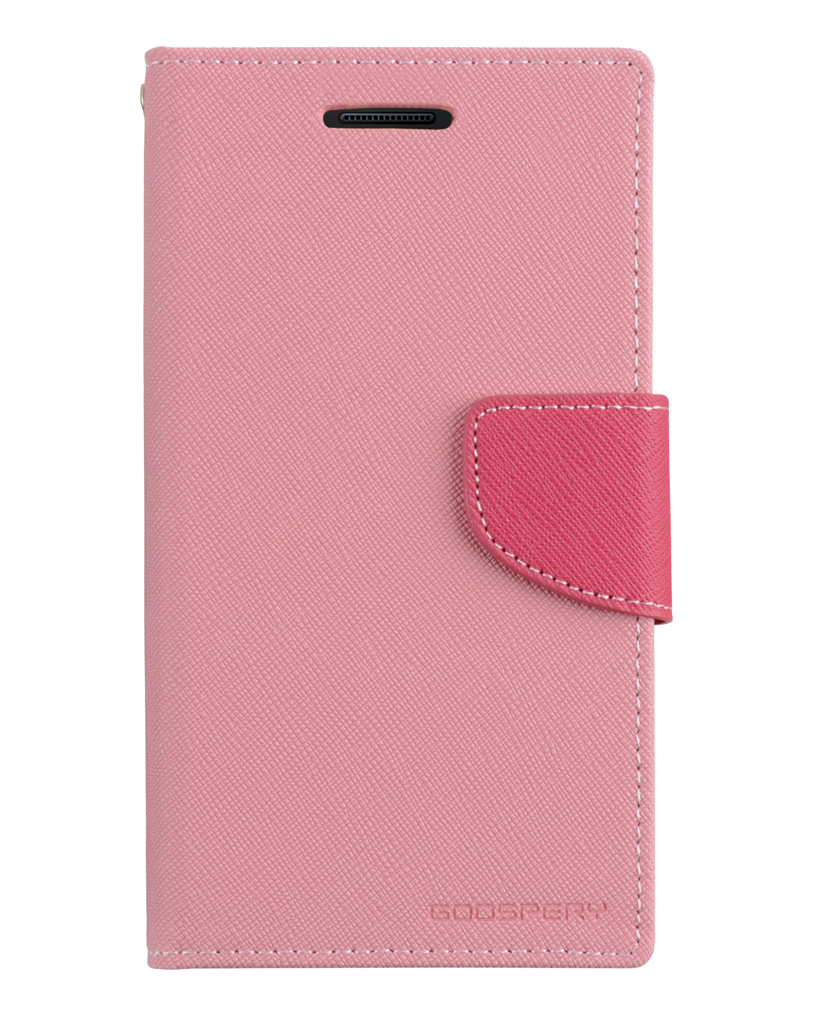 Telefoonhoesje geschikt voor Apple iPhone 13 Pro - Mercury Fancy Diary Wallet Case - Hoesje met Pasjeshouder - Roze/Magenta afbeelding