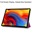 Tablet hoes geschikt voor Lenovo Tab P11 Plus (11 inch) - Tri-Fold Book Case - Paars