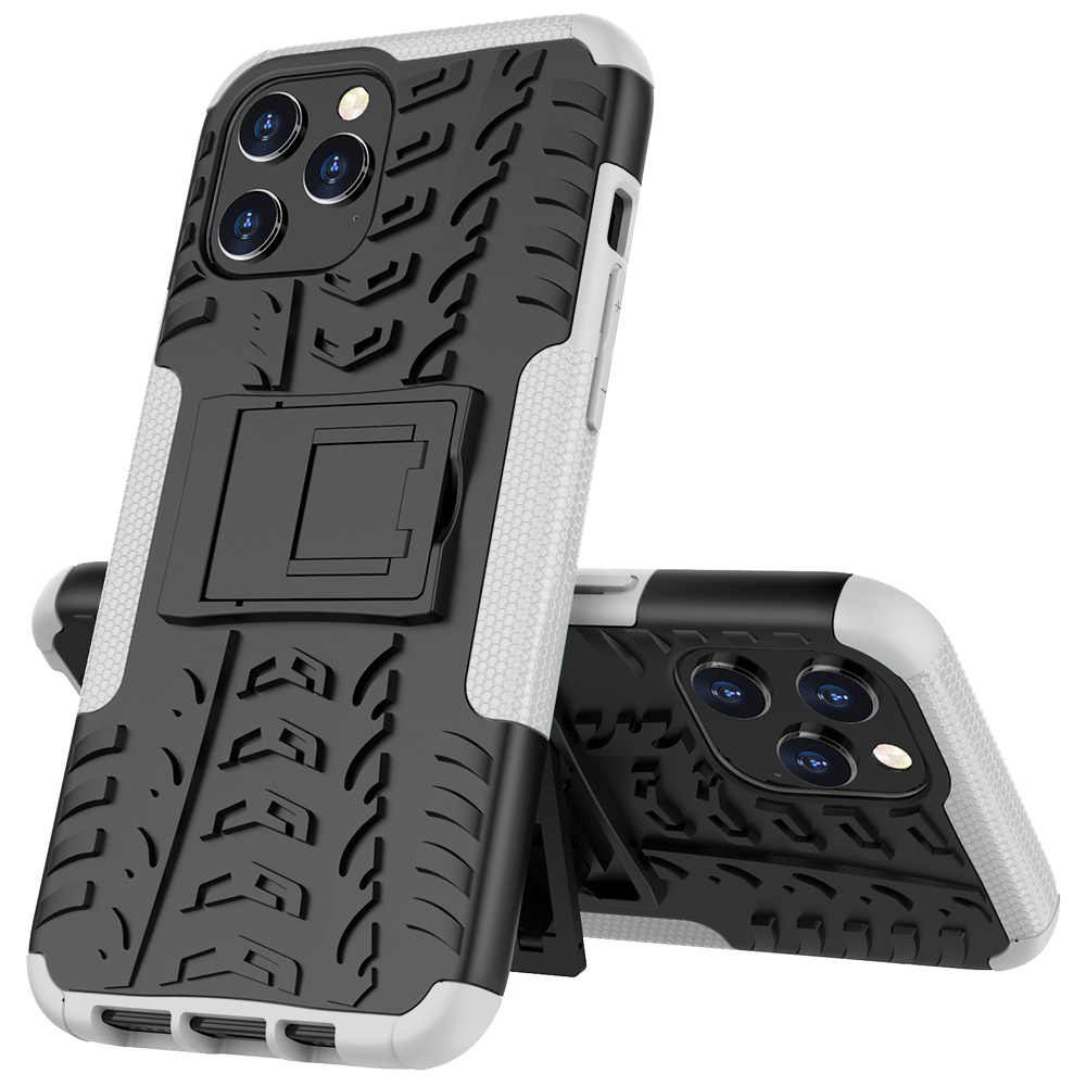 Hoesje geschikt voor iPhone 12 Pro Max - Schokbestendige Back Cover - Wit afbeelding
