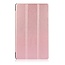 Case2go Tablet hoes geschikt voor Tablet hoes geschikt voor Lenovo Tab 4 8.0 - Tri-Fold Book Case - RosÃ©-Goud