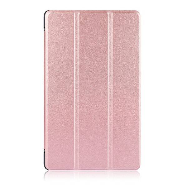 Tablet hoes geschikt voor Tablet hoes geschikt voor Lenovo Tab 4 8.0 - Tri-Fold Book Case - RosÃ©-Goud afbeelding
