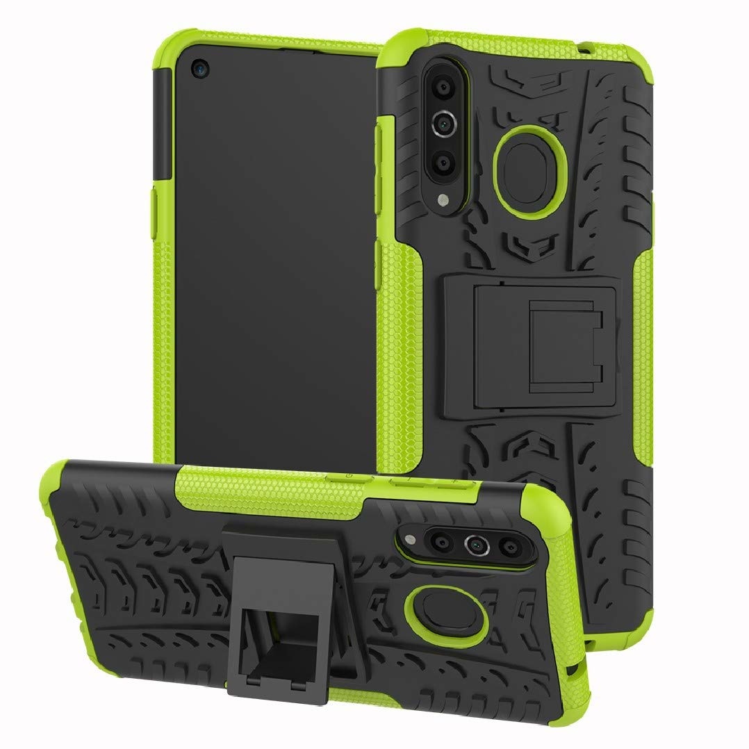 Samsung Galaxy A8s hoesje - Schokbestendige Back Cover - Groen afbeelding