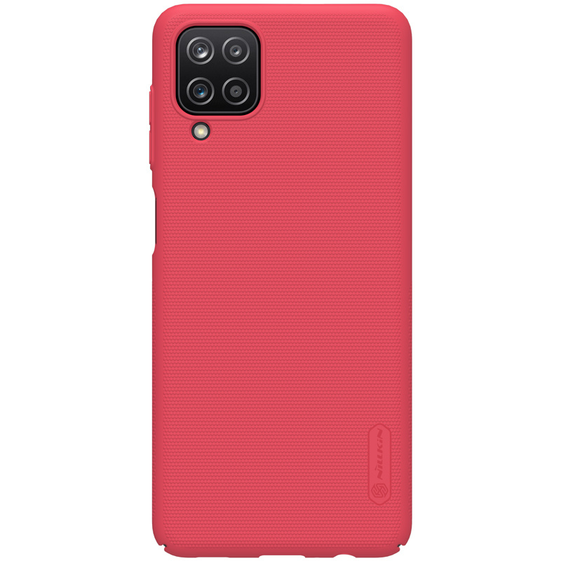 Nillkin - Samsung Galaxy A12 Hoesje - Super Frosted Shield - Back Cover - Rood afbeelding