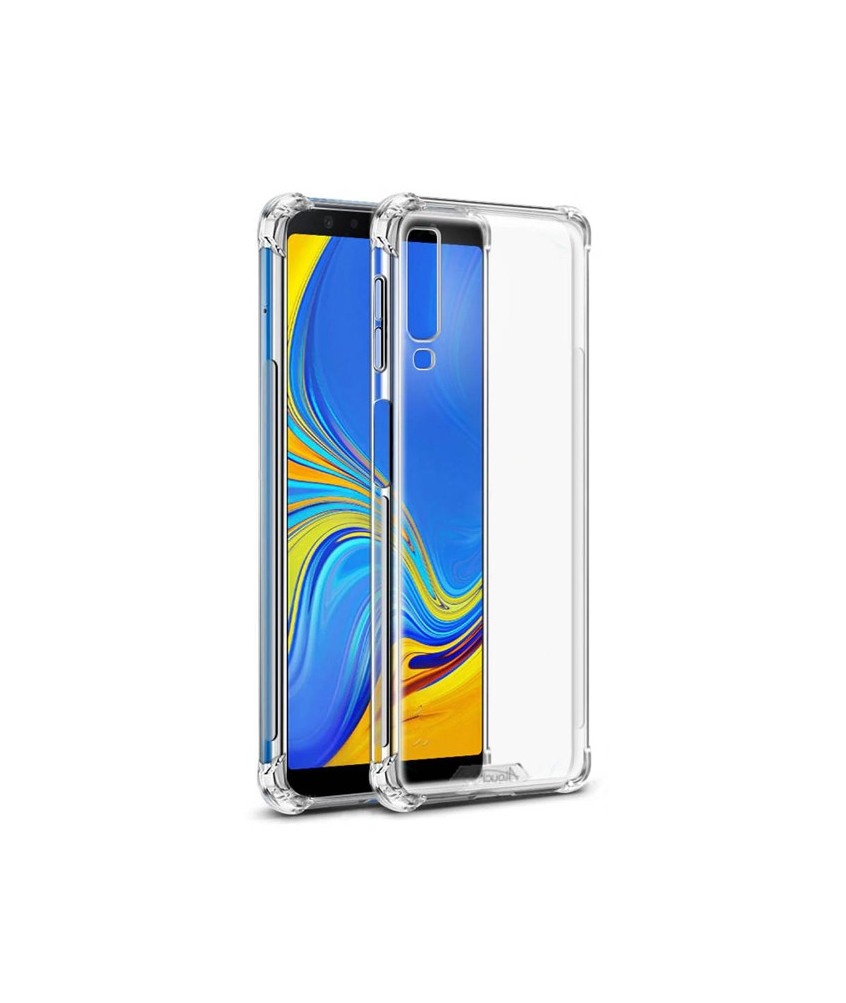 Hoesje geschikt voor Samsung Galaxy Note 10 Plus - anti-shock tpu back cover - transparant afbeelding