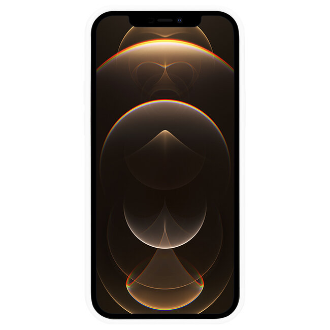 Hoes geschikt voor iPhone 12 Pro Max / Apple magnetische Ring &amp; oplaadfunctie - TPU Back Cover - Wit