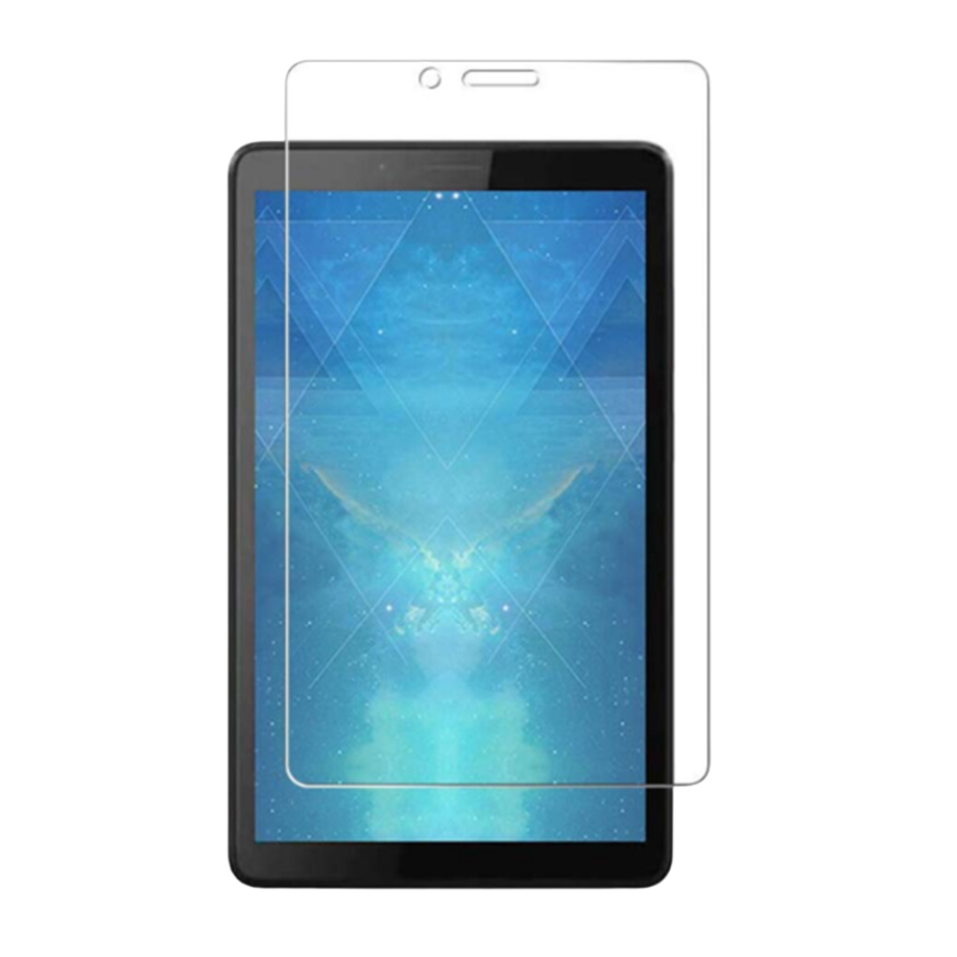 Case2go - Tablet Screenprotector geschikt voor Lenovo Tab M7- Tempered Glass - Case Friendly - Transparant afbeelding