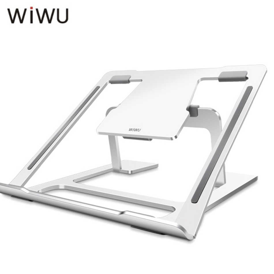 WiWU - Universele Aluminium Laptop standaard - 11.6 tot 15.6 inch - Zilver afbeelding