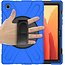 Tablet Hoes geschikt voor Samsung Galaxy Tab A7 (2020) - 10.4 inch - Hand Strap Armor Case - Blauw