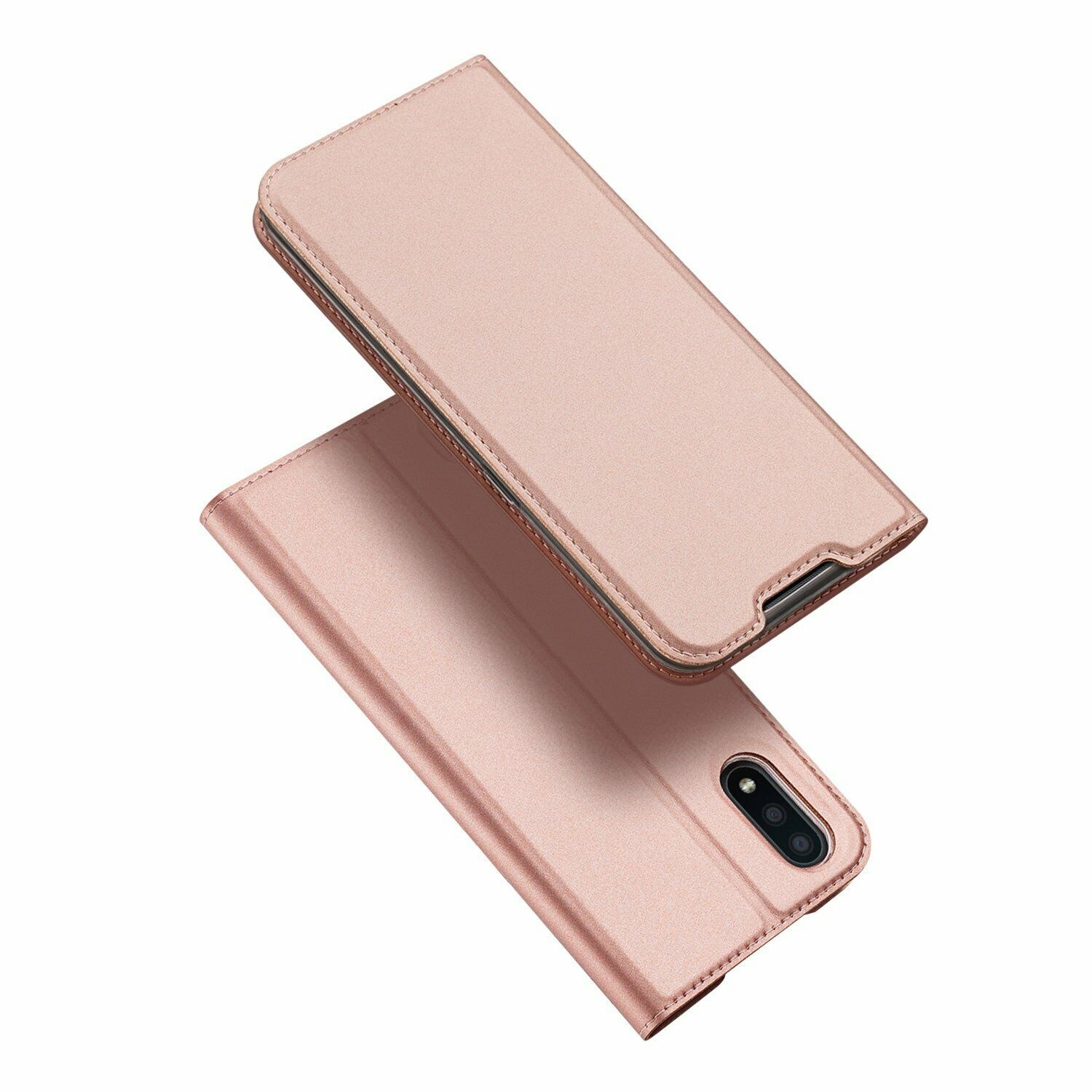 Samsung Galaxy A01 hoesje - Dux Ducis Skin Pro Book Case - Rosé Goud afbeelding