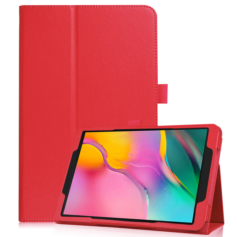 Tablet hoes geschikt voor Samsung Galaxy Tab S5e flip hoes - Rood afbeelding