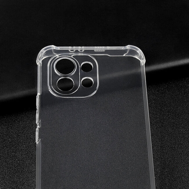 Hoesje geschikt voor Xiaomi Mi 11 - Clear Soft Case - Siliconen Back Cover - Shock Proof TPU - Transparant