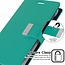 Wallet Case geschikt voor iPhone XS Max - Goospery Rich Diary - Turquoise