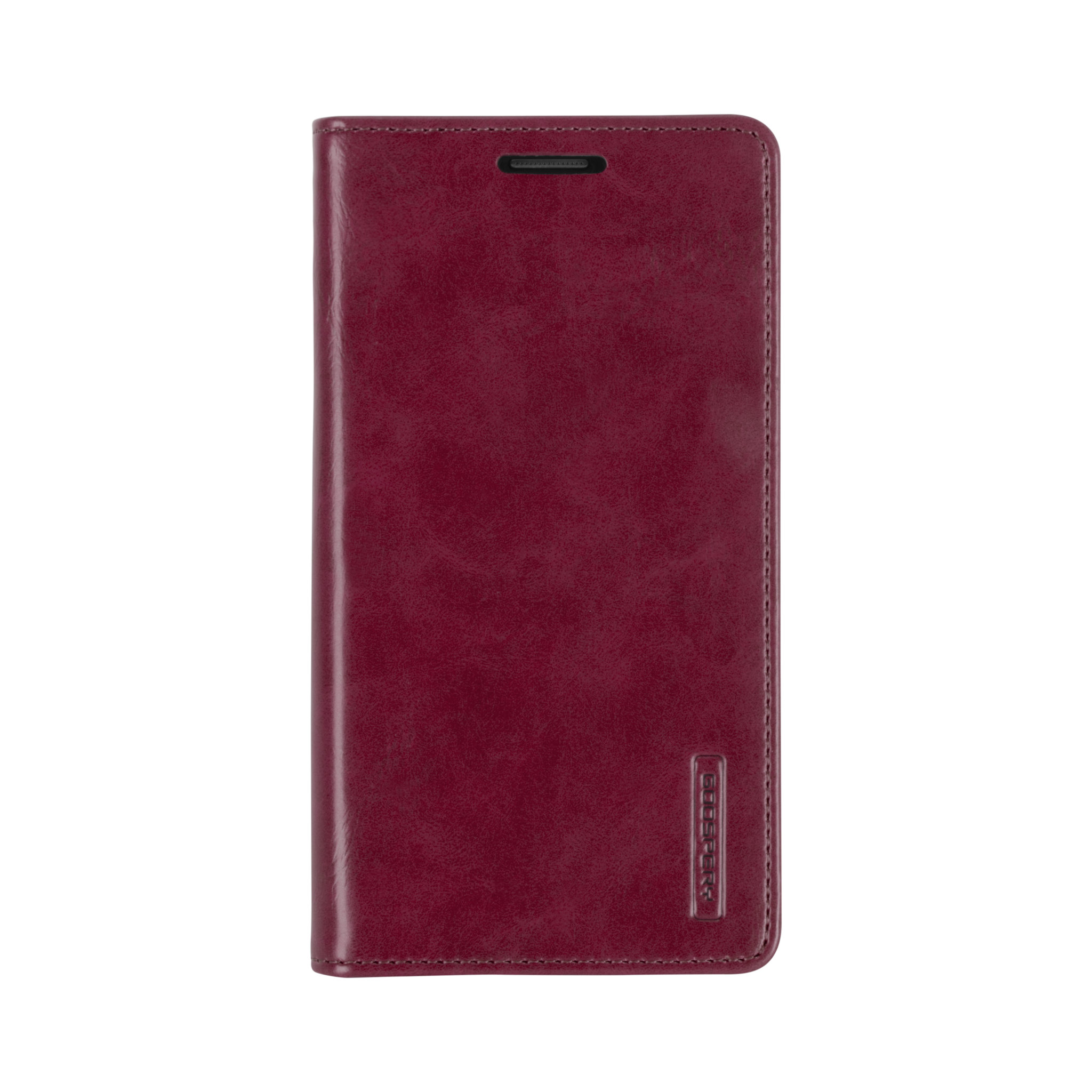 Telefoonhoesje geschikt voor Apple iPhone 13 Pro Max - Blue Moon Flip Case - Met pasjeshouder - Donker Rood afbeelding