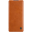 OnePlus Nord N100 Hoesje - Qin Leather Case - Flip Cover - Bruin