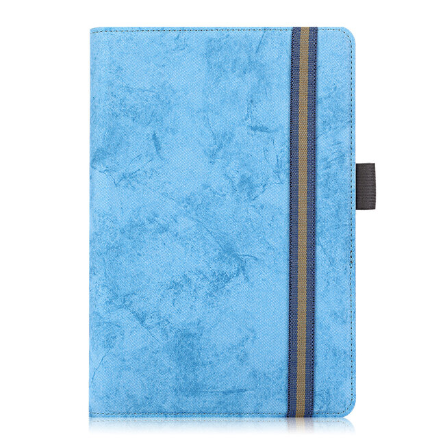 Universele 7/8 inch tablet hoes - Wallet Book Case - Licht Blauw