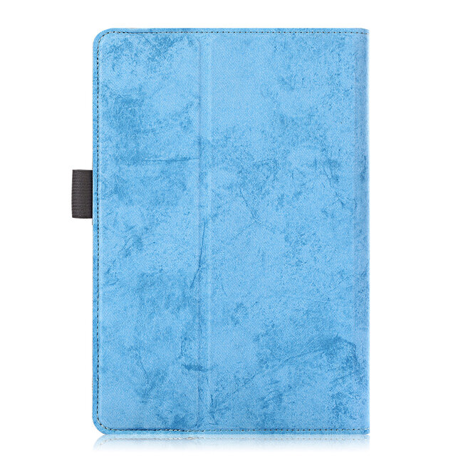Universele 7/8 inch tablet hoes - Wallet Book Case - Licht Blauw