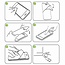Case2go - Screenprotector geschikt voor Samsung Galaxy Xcover 4S - Tempered Glass - Case Friendly - Transparant