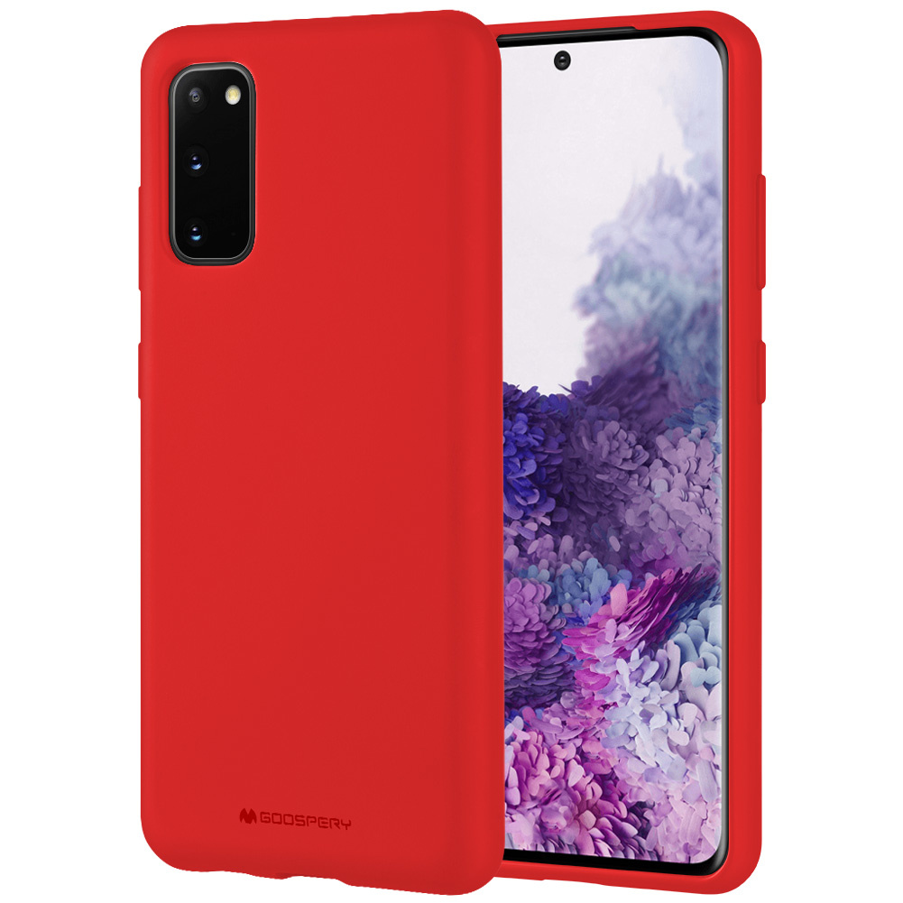 Samsung Galaxy S20 Hoesje - Soft Feeling Case - Back Cover - Rood afbeelding